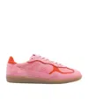 Alohas Tb.490 Rife Sea Pink Leather Sneakers In Pink