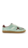 Alohas Tb.490 Rife Matcha Leather Sneakers Matcha In Blue