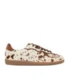 Alohas 'tb.490' Brown Low Top Sneakers With Embossed Logo On The Side And Perforated Details In Brown