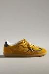Alohas Tb.490 Rife Suede Fuzzy Sneakers In Yellow