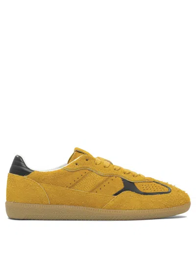 Alohas Tb.490 Rife Suede Fuzzy Yellow Leather Sneakers