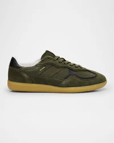 Alohas Tb.490 Rife Suede Low-top Sneakers In Olive