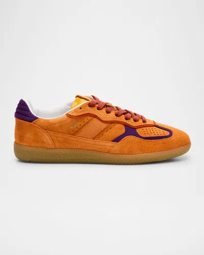 Alohas Tb.490 Rife Suede Low-top Sneakers In Arancio