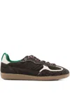 Alohas Tb.490 Trek Brown Leather Sneakers Sneakers & Slip-on Brown In Black