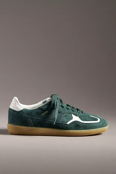 Alohas Tb.490 Suede Low-top Sneakers In Rife Forest Green