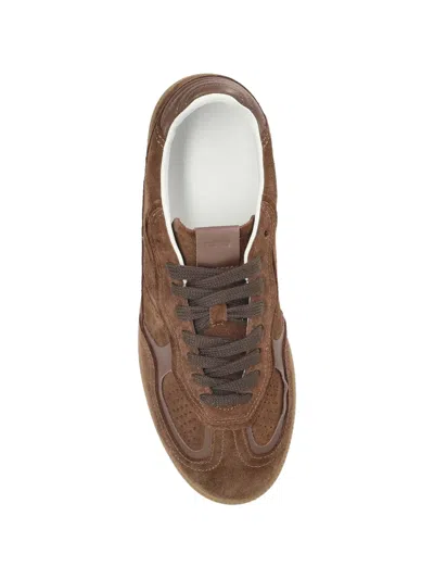 Alohas Tb.490 Suede Panelled Sneakers In Brown
