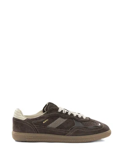 Alohas Tb.490 Suede Panelled Sneakers In Brown