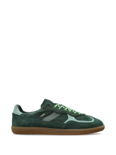 Alohas Tb.490 Suede Perforated Sneakers In Green