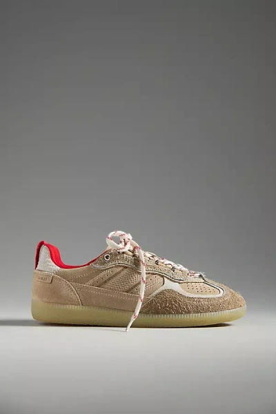 Alohas Tb.490 Rife Panelled Suede Sneakers In Beige
