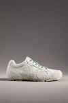 Alohas Tb.56 Suede Fuzzy Light Grey Leather Sneakers In White