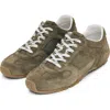 Alohas Tb.56 Suede Lace-up Sneakers In Green