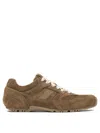 Alohas Tb.56 Suede Cream Leather Sneakers In Brown