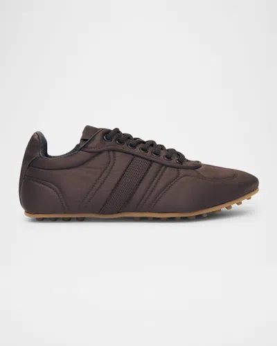 Alohas Tb.69 Rife Shiny Vegan Low-top Sneakers In Brown