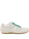 Alohas Light Grey Leather Tb 56 Suede Fuzzy Sneakers