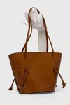 Shop Alohas The Tangle Alli Leather Shoulder Bag In Camel In Brown