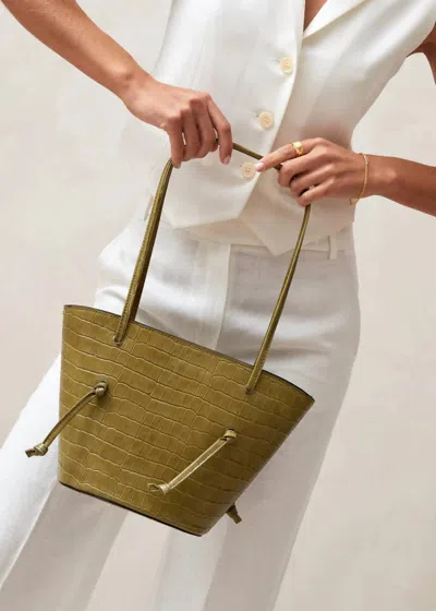 Alohas The Tangle Alli Leather Shoulder Bag In Green