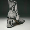 ALOHAS WEST INDO GREY LEATHER ANKLE BOOTS