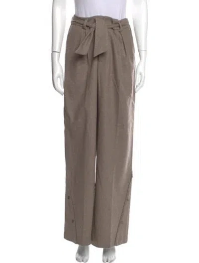 Pre-owned Alohas Wide Leg Pants In Neutral