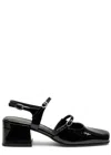 Alohas Withnee Onix Black Leather Pumps In Black