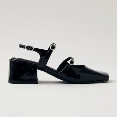 Alohas Withnee Onix Black Leather Pumps