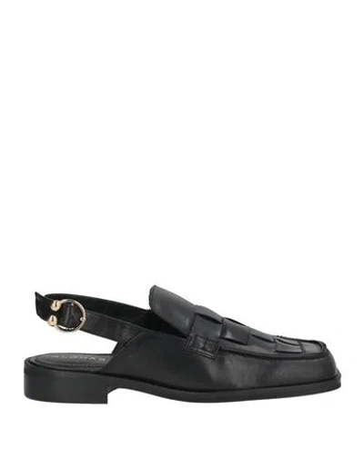 Alohas Woman Ballet Flats Black Size 6.5 Leather