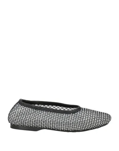 Alohas Woman Ballet Flats Black Size 7.5 Textile Fibers