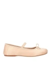 Alohas Woman Ballet Flats Blush Size 6.5 Textile Fibers In Pink
