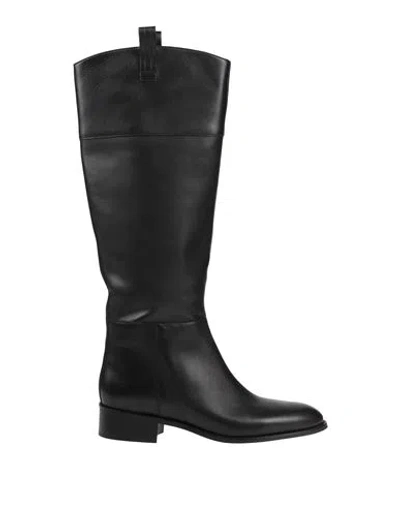 Alohas Woman Boot Black Size 6 Leather