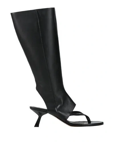Alohas Woman Boot Black Size 7.5 Leather