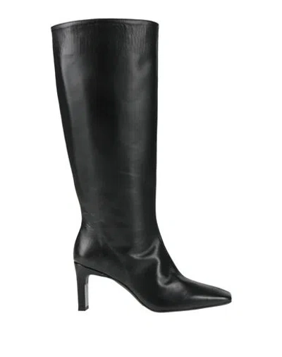 Alohas Woman Boot Black Size 7.5 Leather