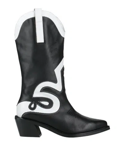 Alohas Woman Boot Black Size 6.5 Leather