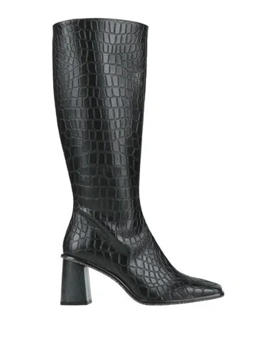 Alohas Woman Boot Black Size 8.5 Synthetisches Material