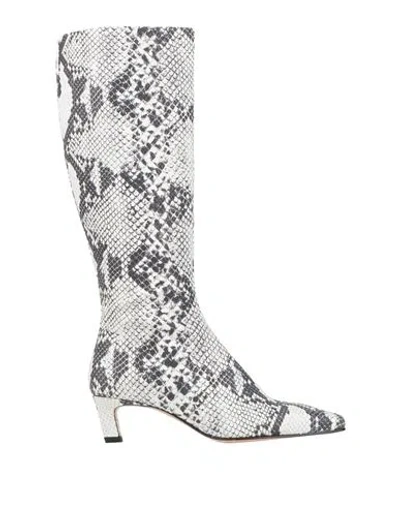 Alohas Woman Boot Charcoal Size 7.5 Leather In Gray