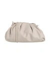 Alohas Woman Cross-body Bag Grey Size - Leather In Gray