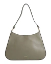 Alohas Woman Handbag Military Green Size - Cow Leather In Green