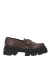 Alohas Woman Loafers Chocolate Brown Size 6.5 Soft Leather