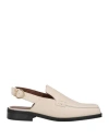 Alohas Woman Mules & Clogs Beige Size 7.5 Soft Leather In Animal Print