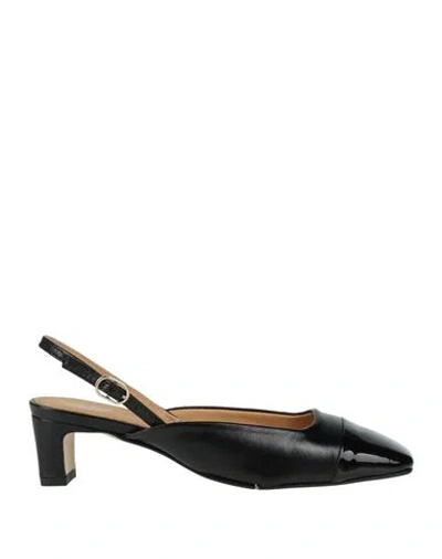 Alohas Woman Pumps Black Size 7.5 Leather