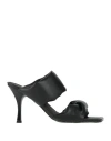 Alohas Woman Sandals Black Size 7.5 Textile Fibers In Black