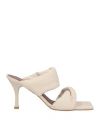 Alohas Woman Sandals Off White Size 6 Soft Leather