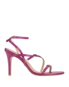Alohas 105mm Buckle-strap Stiletto Sandals In Pink