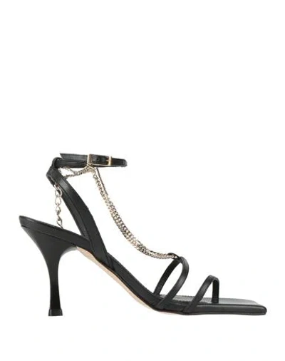 Alohas Woman Thong Sandal Black Size 8.5 Leather