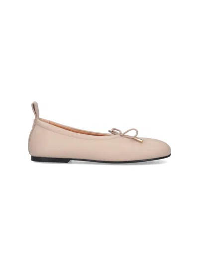 Alohas Women's 100% Leather Flat Sandals In Pink