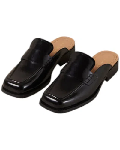 Alohas Women's Alfred Leather Mules In Black