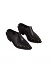 Alohas Lorenzo Leather Mule Heel In Black