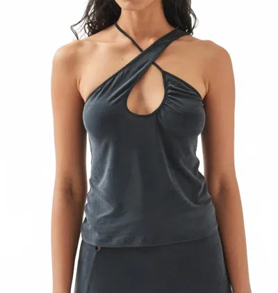 Alohas Women's Luca Tank In Black In Blue