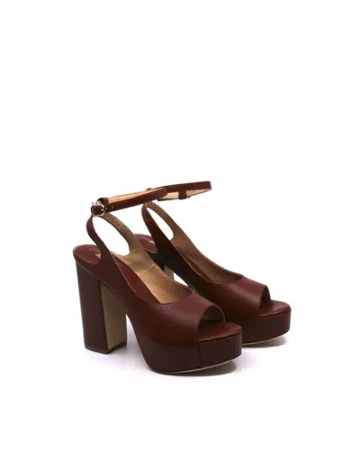 Alohas Women's Sadie Sandals In Tan In Red