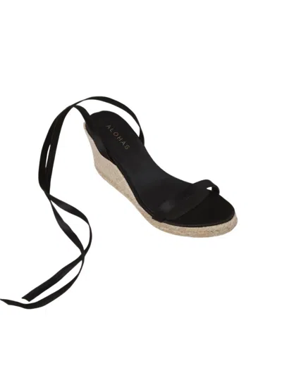 Alohas Women's Willa Espadrilles In Black