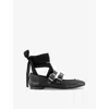 Alohas Thekla Leather Ballet Flats In Black