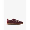 Alohas Burgundy Leather Tb 490 Crochet Sneakers In Brown